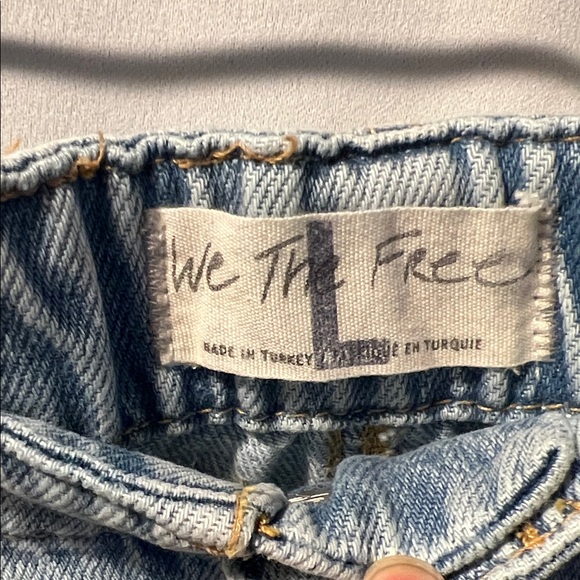 Free People We the Free The Maggie Midrise Straight Leg Size 10 EUC Boho Western - Picture 4 of 11